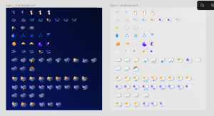 【图标资源】一组天气、食物、奖牌图标-帆越资源站